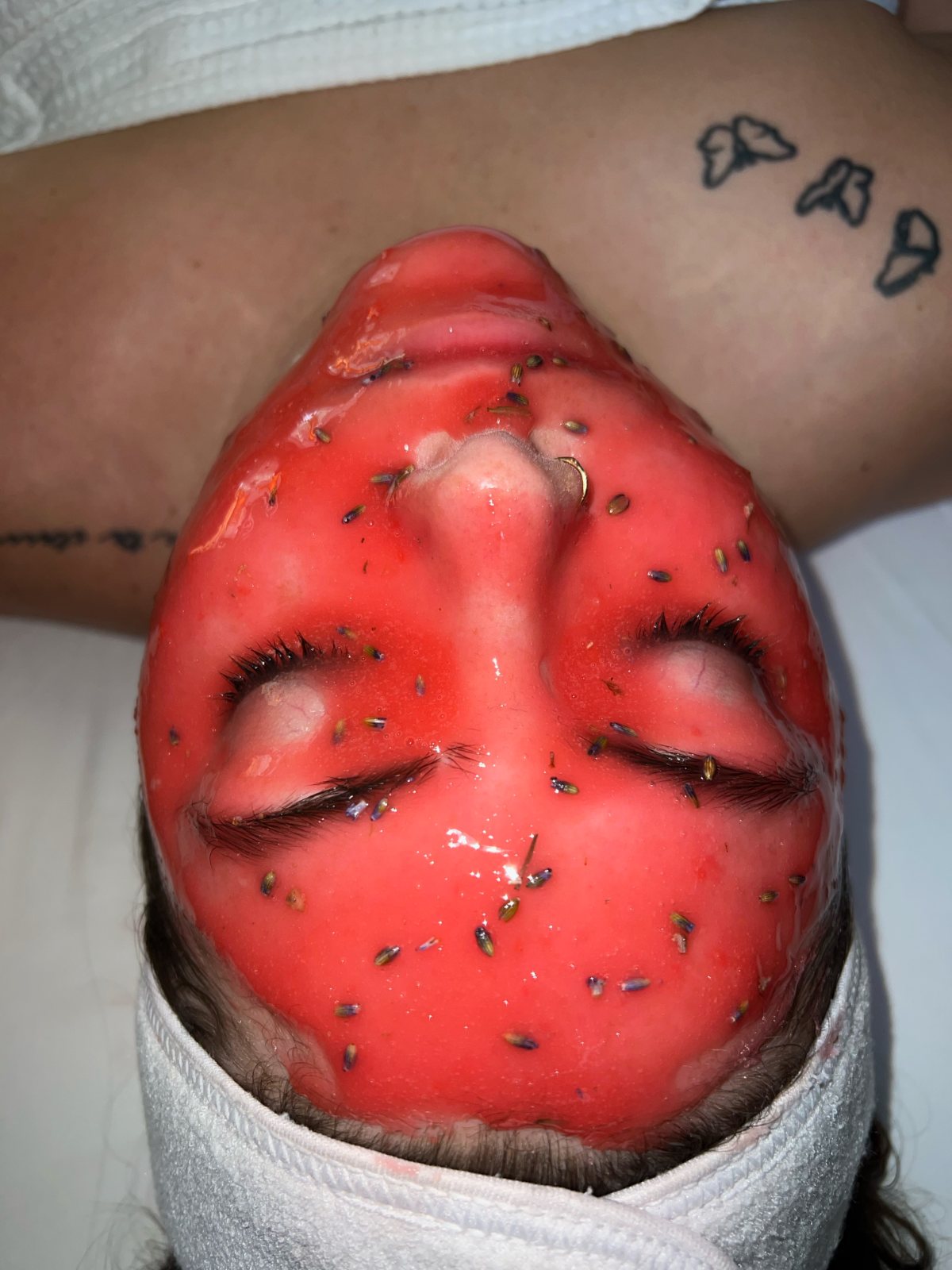 Clinical facial treatment — client work — The Bronze Lily, St. Petersburg, FL
