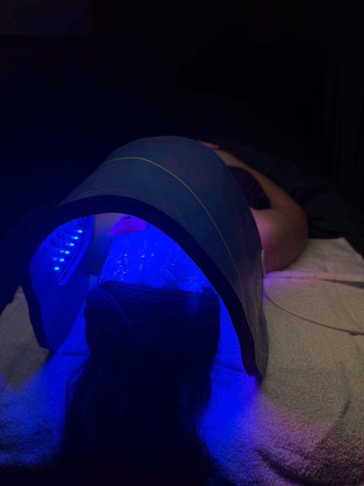 Clinical facial treatment — client work — The Bronze Lily, St. Petersburg, FL