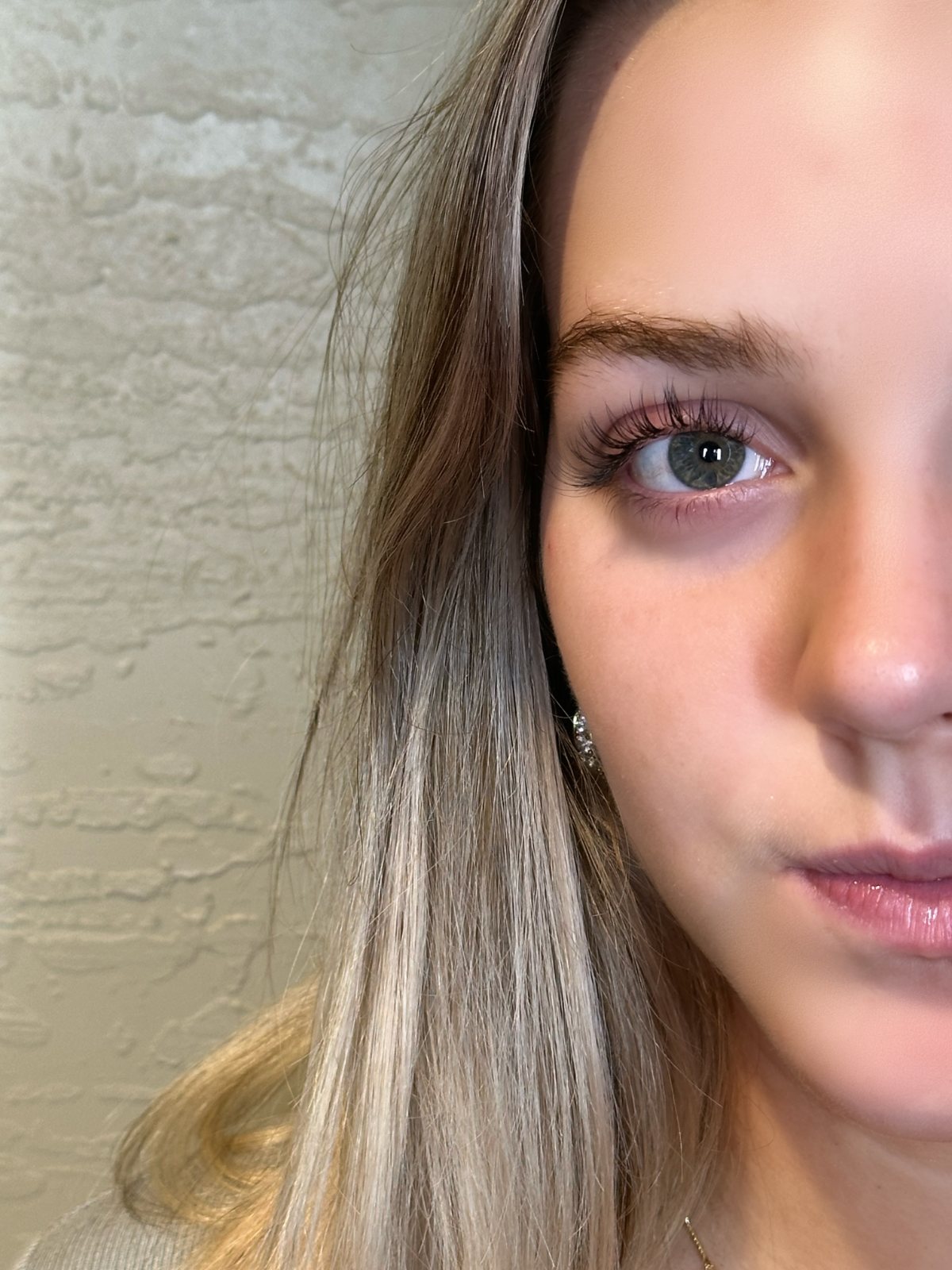 Lash extension set — client work — The Bronze Lily, St. Petersburg, FL