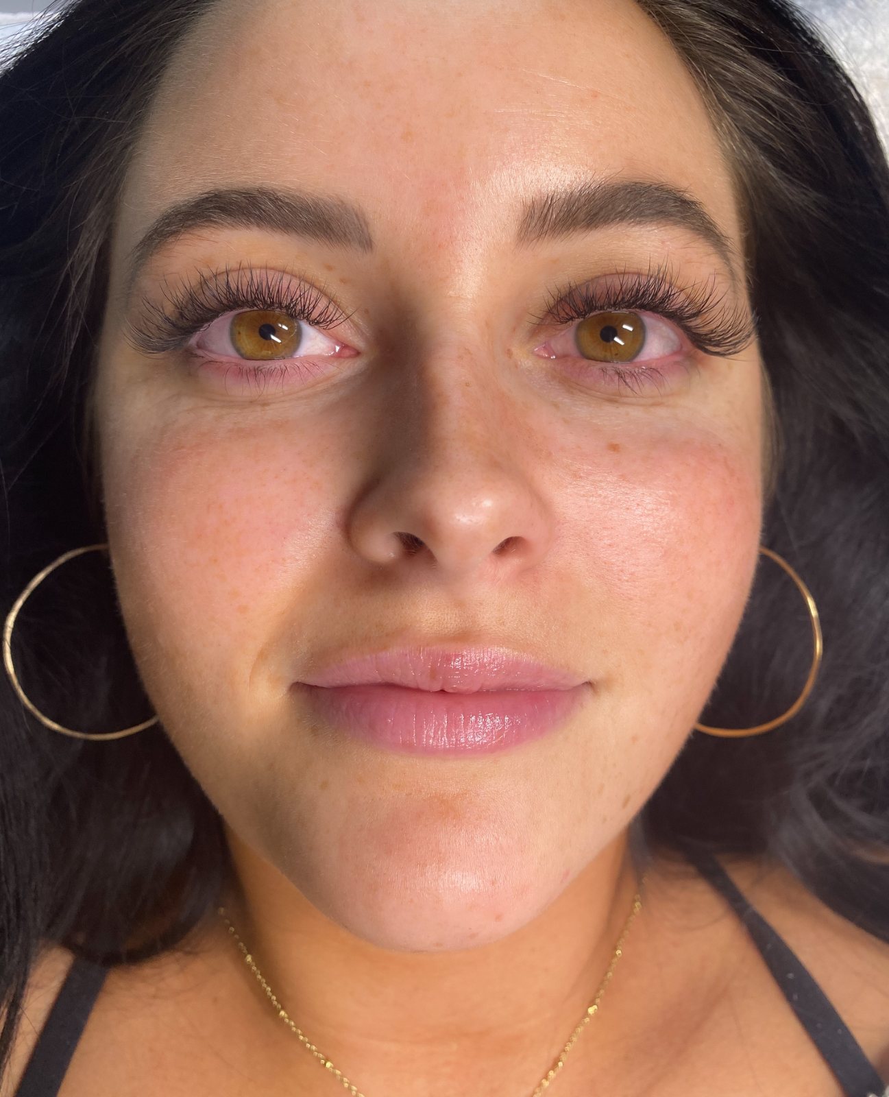 Lash extension set — client work — The Bronze Lily, St. Petersburg, FL